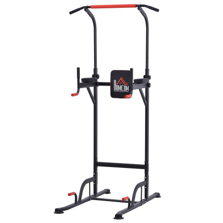 Power Tower Station with Dip Stand, Pull Up Bar Home Office Gym Training Workout Equipment