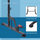 Power Tower Station with Dip Stand, Pull Up Bar Home Office Gym Training Workout Equipment