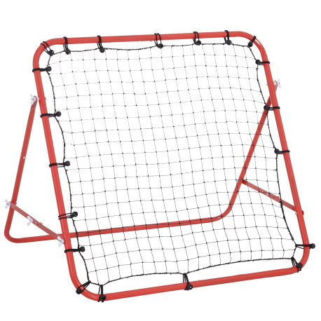 Rebounder Net, Practise Kickback Goal, for Teens, Adults Training - Red