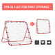 Rebounder Net, Practise Kickback Goal, for Teens, Adults Training - Red