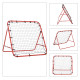 Rebounder Net, Practise Kickback Goal, for Teens, Adults Training - Red