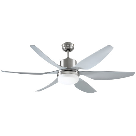 Reversible Ceiling Fan with Light, 6 Blades Indoor Modern Mount LED Lighting Fan with Remote Controller, for Bedroom, Living Roo