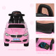 Baby Toddler Ride On Car, Foot to Floor Slider with Horn, Music, Working Lights, Storage, Big Steering Wheel, Pink | Aosom UK