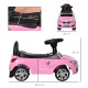 Baby Toddler Ride On Car, Foot to Floor Slider with Horn, Music, Working Lights, Storage, Big Steering Wheel, Pink | Aosom UK