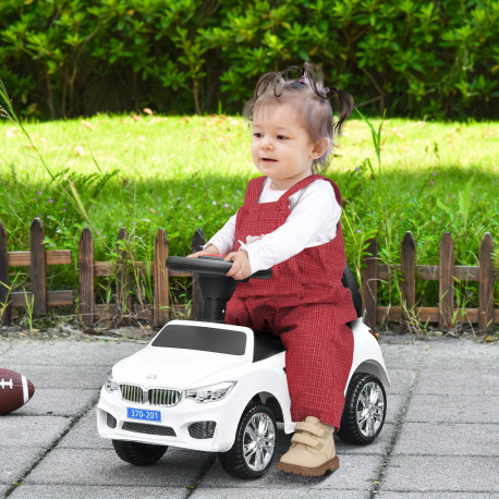 Ride on Car Baby Toddler Walker Foot to Floor Sliding Car Slider White