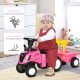 Ride-On Tractor, Toddler Walker, Foot-to-Floor Slide, for Ages 1-3 Years - Pink