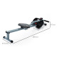 Rowing Machine Cardio Rower Workout Fitness Body Tonner Home Gym Training