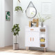 Sideboard, Side Cabinet, Floor Cupboard with Storage Drawer for Hallway, Kitchen, Bedroom, Living Room, White