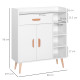 Sideboard, Side Cabinet, Floor Cupboard with Storage Drawer for Hallway, Kitchen, Bedroom, Living Room, White