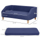 PawHut Dog Sofa, pet Bed, with Soft Cushion, Washable Cover, for Small, Medium &amp; Large Dogs - Blue