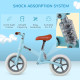 12&quot; Kids Balance Bike No Pedal Bicycle EVA Tire Adjustable Seat Toddler Training Bike W/ Shock Absorber 2 - 5 Years Gift for Boy