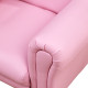 Toddler Chair Single Seater Kids Sofa Set, 54 x 42 x 41cm, Kids Sofa with Stool, Pink