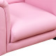 Toddler Chair Single Seater Kids Sofa Set, 54 x 42 x 41cm, Kids Sofa with Stool, Pink