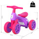 Baby Balance Bike Toddler Training Walker Smooth Rubber Wheels Ride on Toy Storage Bin Gift for Boys Girls Violet Fuchsia