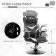 Vinsetto Gaming Chair Ergonomic Computer Chair with Adjustable Height Pedestal Base, Home Office Desk Chair PVC Leather Exclusiv