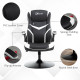 Vinsetto Gaming Chair Ergonomic Computer Chair with Adjustable Height Pedestal Base, Home Office Desk Chair PVC Leather Exclusiv