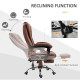 Vinsetto Heated 6 Points Vibration Massage Executive Office Chair Adjustable Swivel Ergonomic High Back Desk Chair Recliner with