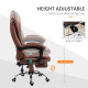 Vinsetto Heated 6 Points Vibration Massage Executive Office Chair Adjustable Swivel Ergonomic High Back Desk Chair Recliner with