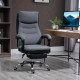 Vinsetto Office Chair, Executive Desk Chair 135° Reclining Computer Chair with Adjustable Height, Retractable Footrest and Swive