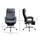 Vinsetto Office Chair, Executive Desk Chair 135° Reclining Computer Chair with Adjustable Height, Retractable Footrest and Swive