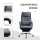 Vinsetto Office Chair, Executive Desk Chair 135° Reclining Computer Chair with Adjustable Height, Retractable Footrest and Swive