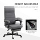 Vinsetto Office Chair, Computer Desk Chair, Fabric Swivel Chair with Adjustable Height and Rolling Wheels for Home Office Work S