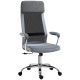 Vinsetto Office Chair, Ergonomic Desk Chair, High Back Computer Chair with Adjustable Height, Swivel Rolling Wheels, Mesh Back a