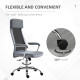 Vinsetto Office Chair, Ergonomic Desk Chair, High Back Computer Chair with Adjustable Height, Swivel Rolling Wheels, Mesh Back a