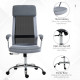 Vinsetto Office Chair, Ergonomic Desk Chair, High Back Computer Chair with Adjustable Height, Swivel Rolling Wheels, Mesh Back a