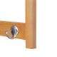 Wall Mounted Coat Clothes Hat Hanger 4 Hooks Rack Stand with Rail &amp; Storage Shelf for Hallway Entryway Bedroom Bathroom