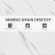 Bar Table Breakfast Marble Grain Dining Table Coffee Table with Adjustable Footpads, 120x40x100cm, White &amp; Black