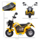 6V Kids Electric Motorbike 3 Wheels Ride On Toy with Horn Headlights Realistic Sounds for Girl Boy 18 - 36 Months Yellow