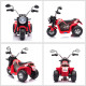 6V Kids Electric Motorbike 3 Wheels Ride On Toy with Horn Headlights Realistic Sounds for Girl Boy 18 - 36 Months Red