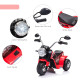 6V Kids Electric Motorbike 3 Wheels Ride On Toy with Horn Headlights Realistic Sounds for Girl Boy 18 - 36 Months Red