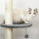 PawHut Floor to Ceiling Cat Tree for Indoor Cats, Kitten Tower, Condo, Multi-Layer Activity Center, Indoor Pet Play House with S