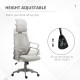 Vinsetto Ergonomic Office Chair, High Back Computer Chair, Mesh Desk Chair with Lumbar Support, Headrest, Wheel, Adjustable Heig