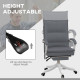 Vinsetto Vibration Massage Office Chair with Heat, Ergonomic Computer Desk Chairs, Faux Leather Desk Chair with Footrest, Armres