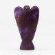 Hand Carved Gemstone Angel - Amethyst