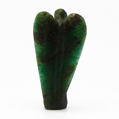 Hand Carved Gemstone Angel - Green Aventurine