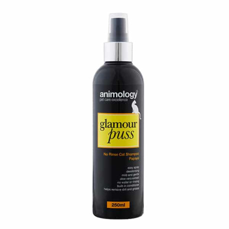 Animology Glamour Puss No Rinse Cat Shampoo - PAPAYA 250ml
