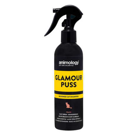 Animology Glamour Puss - No Rinse Cat Shampoo - Peach 250ml