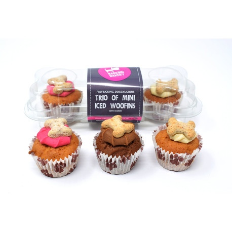 Barking Bakery - Mini Woofin Trio - Dog Birthday Cakes