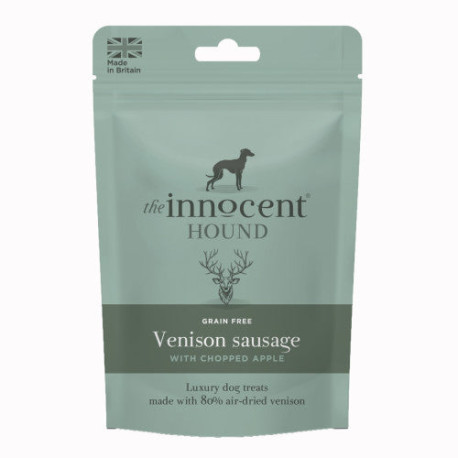 The Innocent Hound - Venison Sausages with Chopped Apple