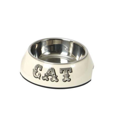 Country Kitchen Cat Bowl Cream