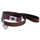 Pioneros Polo Dog Lead - Navy/Pale Blue/Red Stripe