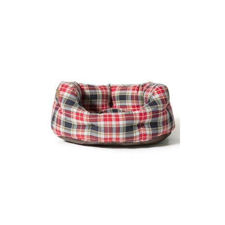 Danish Design - Lumberjack Deluxe Slumber Dog Bed - Red/Grey