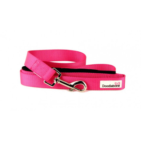 Doodlebone Bold Padded Lead - Neon Pink