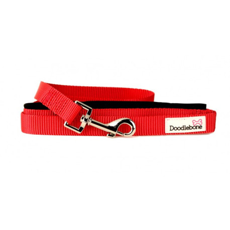 Doodlebone Bold Padded Lead - Red