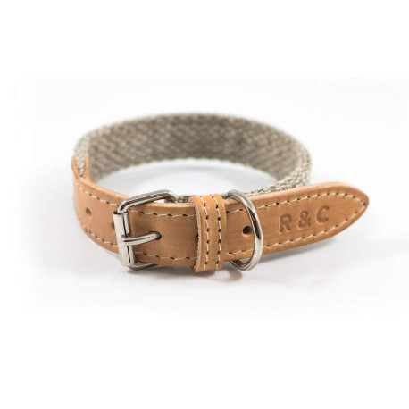 Ralph & Co - Fabric & Leather Dog Collar