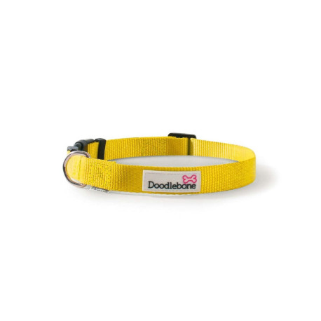 Doodlebone Bold Dog Collar - Yellow